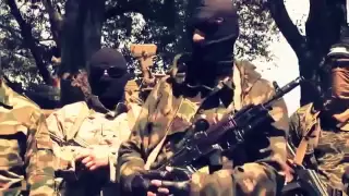 Боевики  покидают свои блокпосты 1