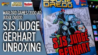 Warlord Games Unboxing - SJS Judge Gerhart - 2000 AD - Judge Dredd