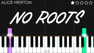 Alice Merton - No Roots | EASY Piano Tutorial