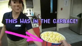 HOW TO GET FREE FOOD AT THE MOVIES! SOCIAL EXPERIMENT :) | OmarGoshTV