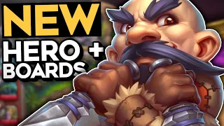 NEW HERO SCABBS + COSMETIC BOARDS (Patch 22.0) | Hearthstone Battlegrounds Update