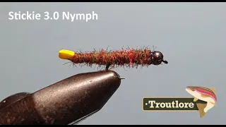 Stickie 3.0 - Stick Caddis Nymph Pattern - Troutlore Fly Tying