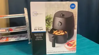 Unboxing Mainstays Air Fryer from Walmart