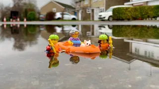 Flooding in St Ives Cambs, Lego to the Rescue!