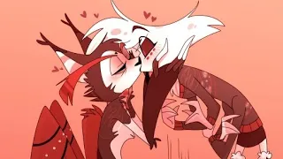 Hazbin Hotel comic || Husker gives Angel his Gift || (Huskerdust comic) [Celebrate With Me]