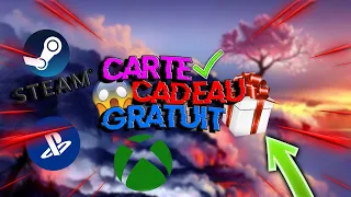 COMMENT AVOIR DES CARTES CADEAUX DE VOTRE CHOIX *GRATUITEMENT* (Psn ,Steam ,Xbox ...)