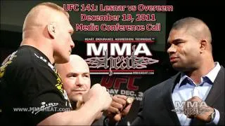 UFC 141: Brock Lesnar + Alistair Overeem Conference Call (complete & unedited)