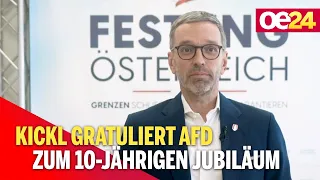 Kickl gratuliert AFD zum 10-Jährigen Jubiläum