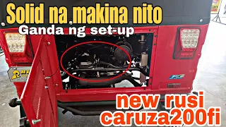 NEW RUSI CARUZA 200FI | Solid na Solid talaga Ang Makina nito,Ang Ganda ng set up ng makina nya