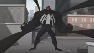Spectacular Spider-Man (2008) Spider-Man vs Venom parade fight (1/3)