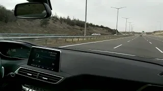 New Peugeot 3008 time lapse autobahn