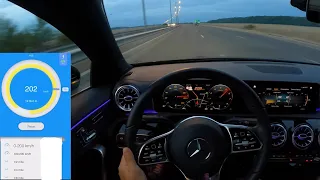 2022 Mercedes CLA 220 Acceleration w Dragy