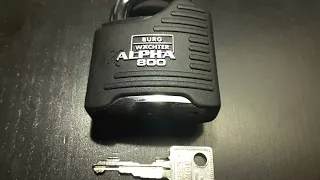 Lock Picking: Burg Wächter Alpha 800 [42]