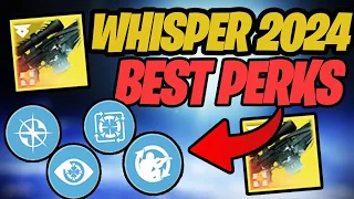 Whisper 2024 God Roll Guide And Review | Crafted Whisper Of The Worm Destiny 2