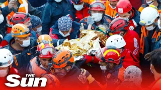 Girl, 3, rescued from rubble 65 hours after Turkey earthquake