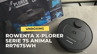 Робот-пылесос Rowenta X-Plorer Serie 75 Animal RR7675WH распаковка