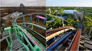 Climbing the Rollercoasters at Abandoned Six Flags New Orleans Urbex Offlimits