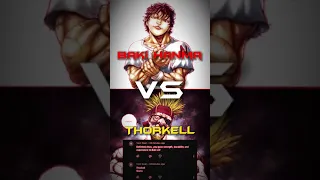 Baki Vs THORKELL 😂#goviral #goated #goated #bakihanma #vinlandsaga