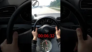 VW Golf VI 1.4 TSI 1K 122 PS 0-100 kmh Acceleration Test