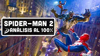 SPIDER-MAN 2 ANÁLISIS tras TERMINARLO AL 100%. VIDEOREVIEW SIN SPOILERS con el PLATINO