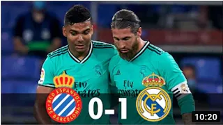 Real Madrid vs Espanyol 1-0 🔥Casemiro  All Goals Highlights Resumen y Goles 28.6.2020 .