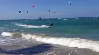 Kitesurfing in Cabarete, Dominican Republic