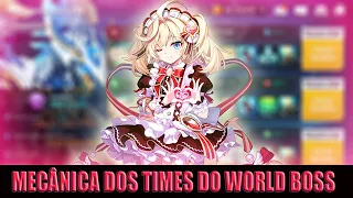 MECÂNICA DOS TIMES DO WORLD BOSS - (GRAND CHASE MOBILE)