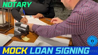 Notary Mock LOAN SIGNING - How to successfully do a closing and have satisfied signers.Buyers Packet