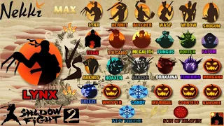 Shadow Fight 2 LYNX VS ALL BOSSES