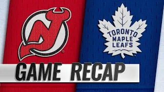 Six different Maple Leafs score in rout of Devils