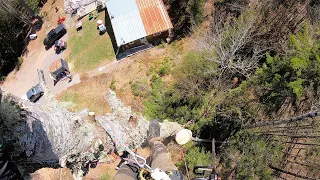 Climbing Sketchy 100ft Pine Tree