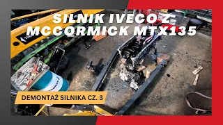 Mc Cormick MTX 135. Silnik Iveco wykończony przez zły filtr powietrza. Już znam jego stan.