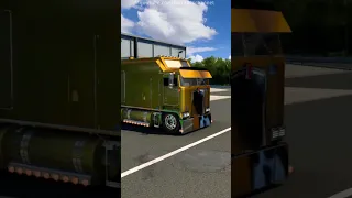 🚛💨 American Truck Simulator 1.47 | Custom Streched Kenworth K100 #shorts #youtubeshorts #gaming