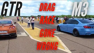 Fastest BMW M3 in Pretoria races NIssan GTR|| Drag race gone wrong|| Cars924