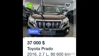 TOYOTA PRADO SATIS QIYMETLERI (ABONE OL)