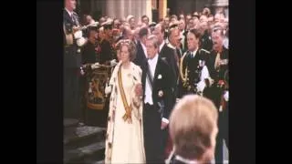 Binnenkomst Koningin Beatrix Nieuwe Kerk Amsterdam 30 april 1980