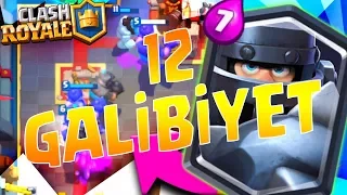 MEGA ŞÖVALYE MÜCADELESİ DENENMİŞ 12-0 DESTESİ! CLASH ROYALE