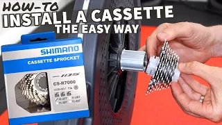 How to Install a Bicycle Cassette - The EASY Way!