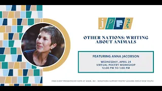 Other Nations: Writing about Animals, featuring Anna Jacobson