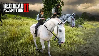 Em busca dos MAIS BELOS CAVALOS - A Fazenda de John Marston - Red Dead 2