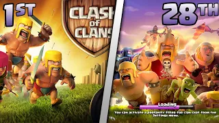 All 28 Clash of Clans Loading Screen Compilation | 2012-2021