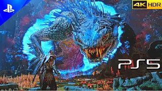 (PS5) KRATOS VS NIDHOGG | Mythical Dragon | Boss Fight | Ultra High Graphics 4K HDR 60fps GOD OF WAR