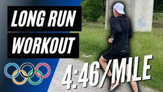 Olympic Medalist 12 Mile Long Run Workout