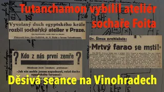 Badatelé živě: Děsivá seance na Vinohradech - faraonův duch vybílil sochařský ateliér