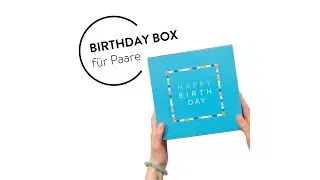 Geburtstagsgeschenk: Das ist die Birthday Box von AMORELIE. 🎂