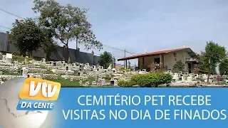 Cemitério pet recebe visitas no Dia de Finados