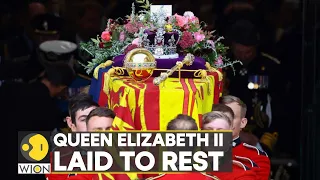 Queen Elizabeth II laid to rest alongside Prince Philip at Windsor in private family burial | WION
