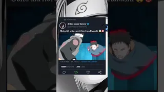 Obito did not expect this from Kakashi 🤯🎯 #shorts #anime #naruto #kakashi #obito #trending #viral