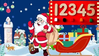 Numbers 1-10 With Gift Boxes|Flash Cards|Learning For Kids|Santa|Christmas|Learn English Numbers