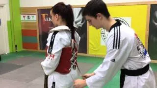 How To tie the chest guard